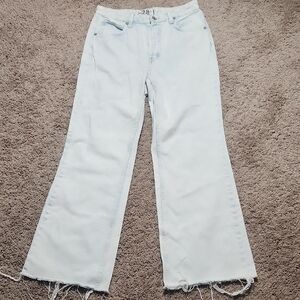 We The Free Light Wash Flare Jeans